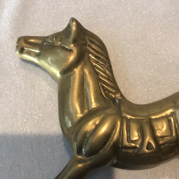 Vintage Brass Rocking Horse - Picture 5 of 11